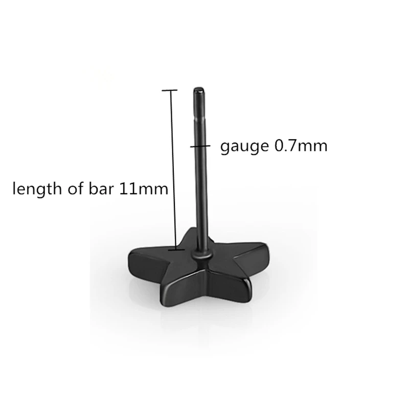 Серьги гвоздики в форме звезды для мужчин и женщин крутые повседневные Ювелирные