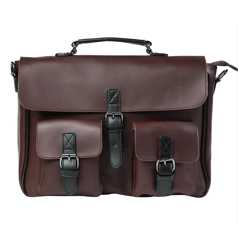 

Luxury Italian Genuine Leather Men's Briefcase Business Bag Leather laptop briefcase Men Shoulder Bag Messenger Bag Tote Handbag