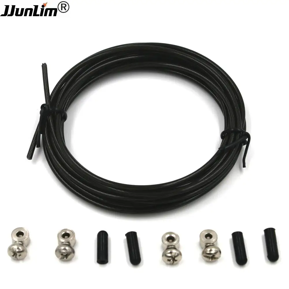 

3Meters Spare Rope + 2 Pairs Spare Screw for Crossfit Jump Rope Replacing Speed Rope Steel Wire Red Black Green 2.5mm Diameter