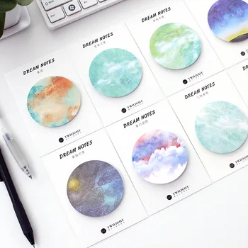 

1 Pcs Cute Fantasy Planner Stickers Paper Sticky Notes Memo Pad School Office Supplies For Student Child Kids Stationery