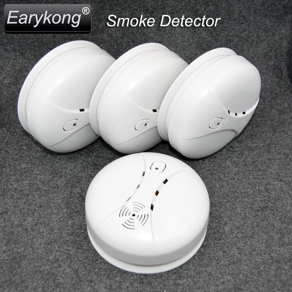Beste Gratis Verzending Hot Selling Nieuwe 433 Draadloze Rookmelder Fire Alarm Sensor Voor Indoor Home Veiligheid Tuin Beveiliging SM 03