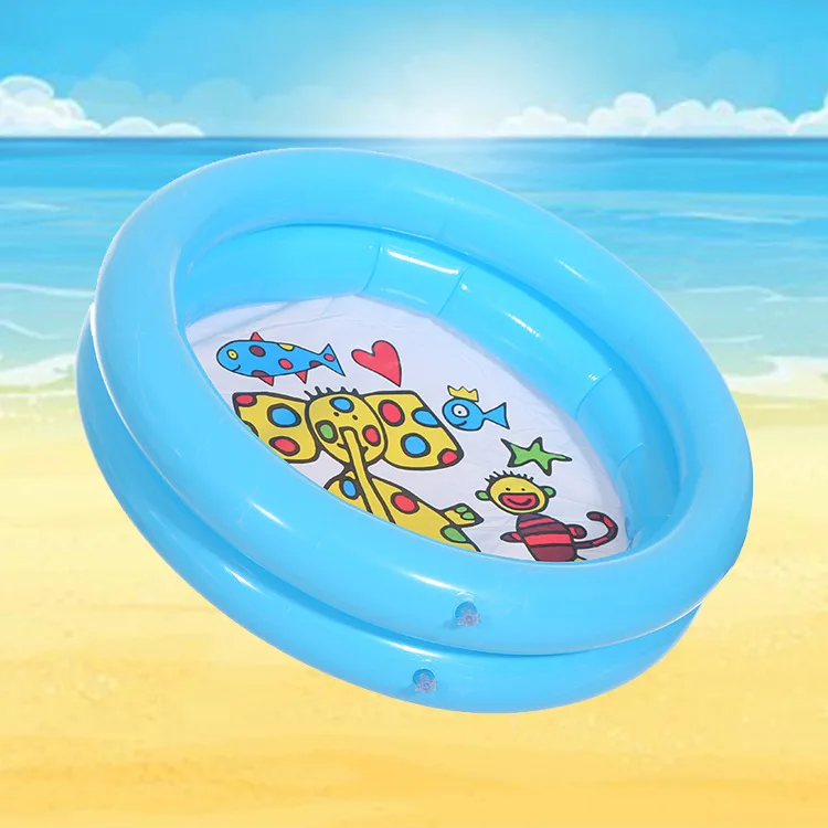 

65*65cm baby swimming pool summer Round play pool inflatable pool lovely animal printed bottom kid child Play Ball Pool Toys