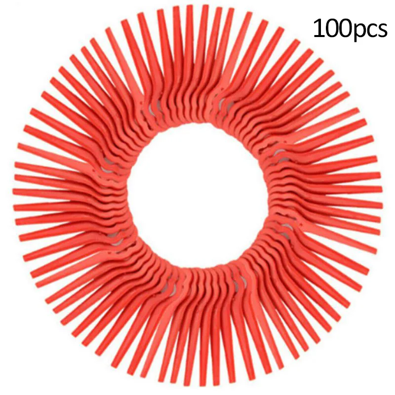 100 Pcs пластиковый резак 2-2 садовая газонокосилка лезвия триммера травы сменный резак аксессуары для инструментов