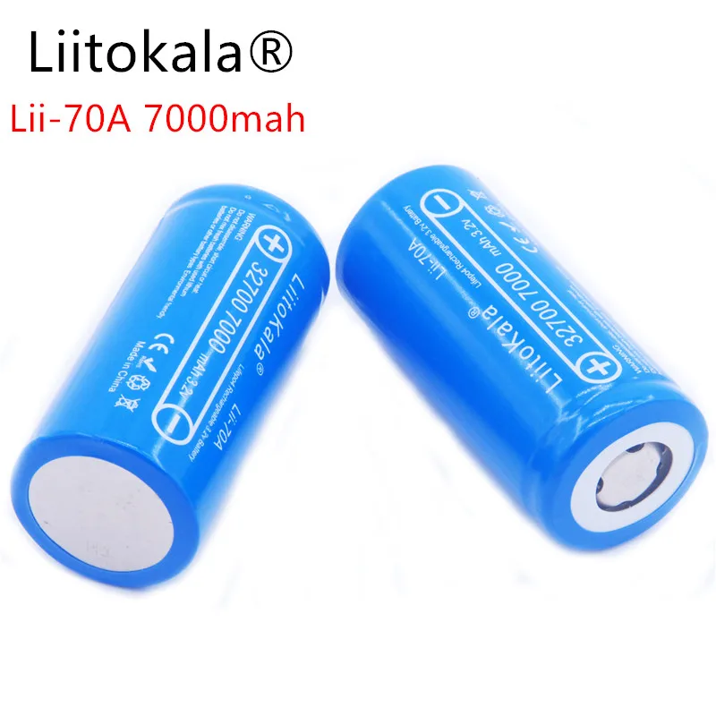 LiitoKala 3,2 V 32700 6500mAh LiFePO4 батарея 35A непрерывный разряд максимум 55A батарея высокой мощности