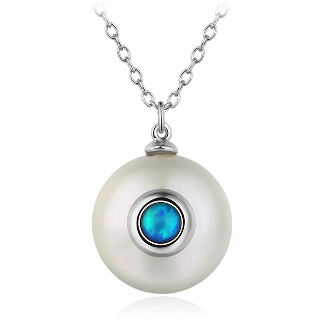 silver pearl necklac