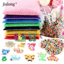 24 Colors 6000pcs 5mm Aquabeads Perlen Magic Water Spray Beads Aqua Beads Children 3D Puzzles Toys