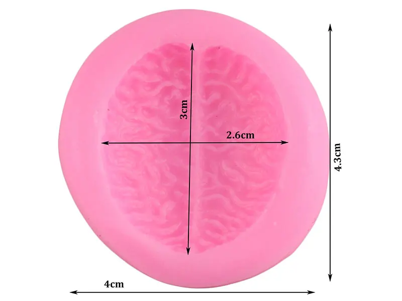 Мозговой торт декоративные силиконовые формы помадка форма для печенья, шоколада конфеты торт запеканка, Маффин формы DIY Инструменты для выпечки