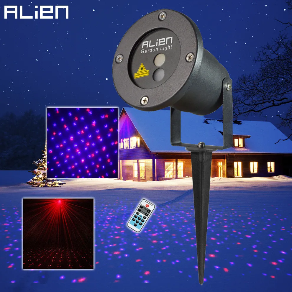 Mini Outdoor Laser Projector IP67 Garden Light Show Holiday Xmas
