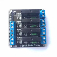 Умная электроника 4 канала В 5 В DC релейный модуль твердотельный низкий уровень G3MB-202P реле сср AVR DSP для arduino Diy Kit