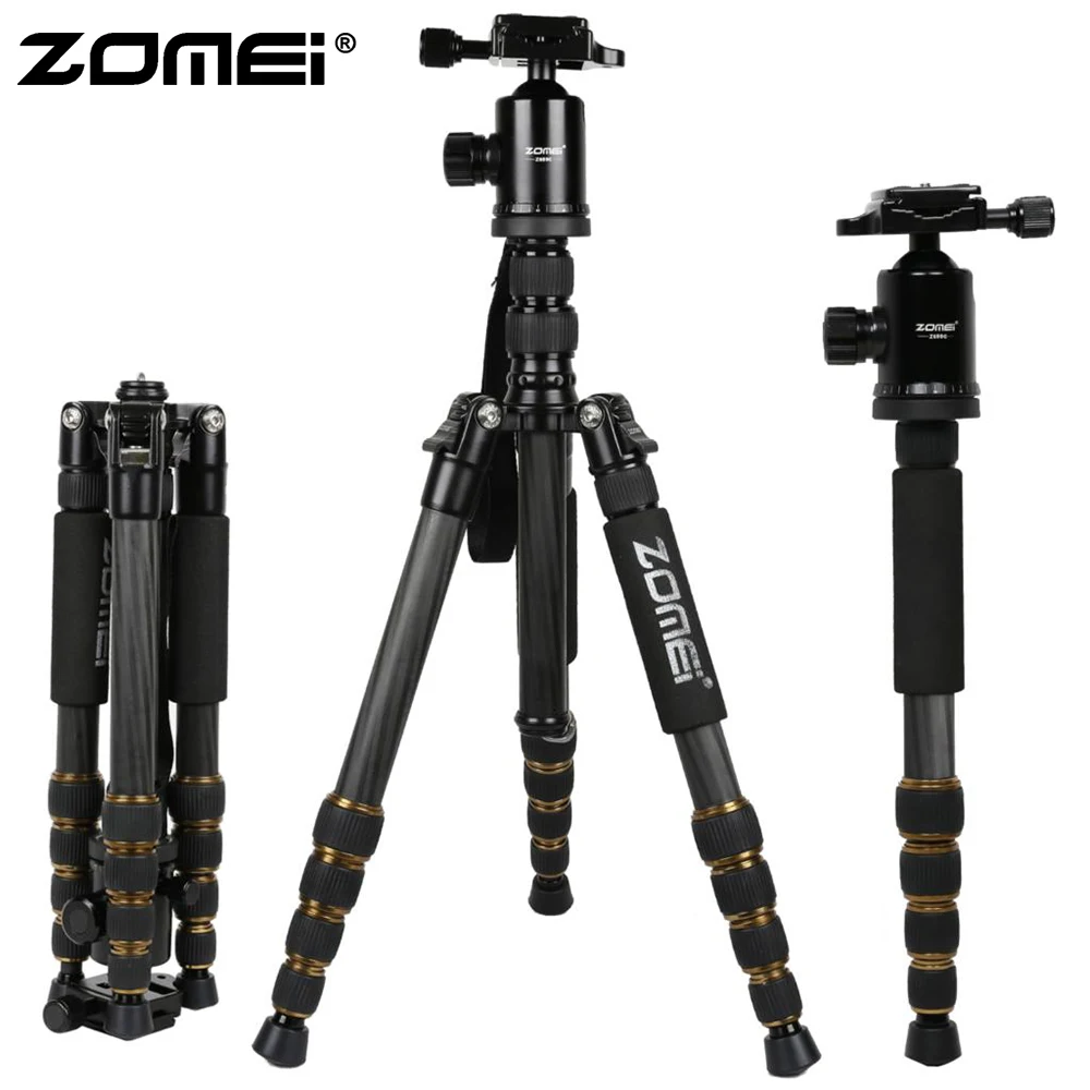  ZOMEI Z699C/Z669C Professional Tripod Monopod Portable Travel Camera Stand with Ball Head Carry Bag