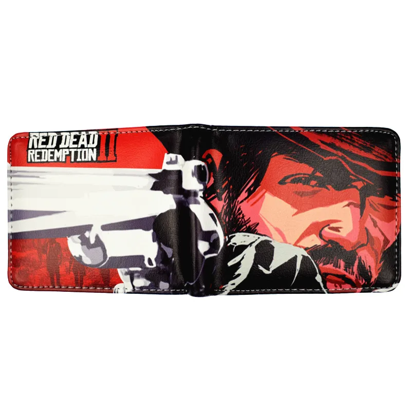 Game Red Dead Redemption 2 Wallet Men's Short Purse with Coin Pocket wallets for teens