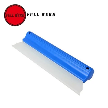 

1pc Silicone ABS Drying Wiper Blade Anti Slip Squeegee Ice Scraper Car Vehicle Windshield Window Cleaning Tool Accessory