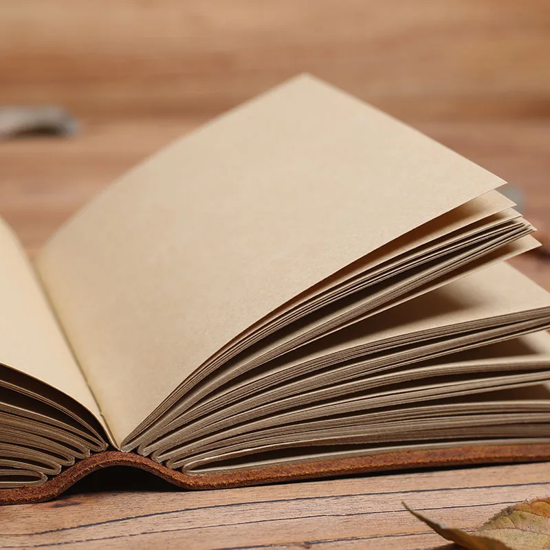 Винтажный кожаный ноутбук ручной работы толстая Молочная Книга|Записные книжки|