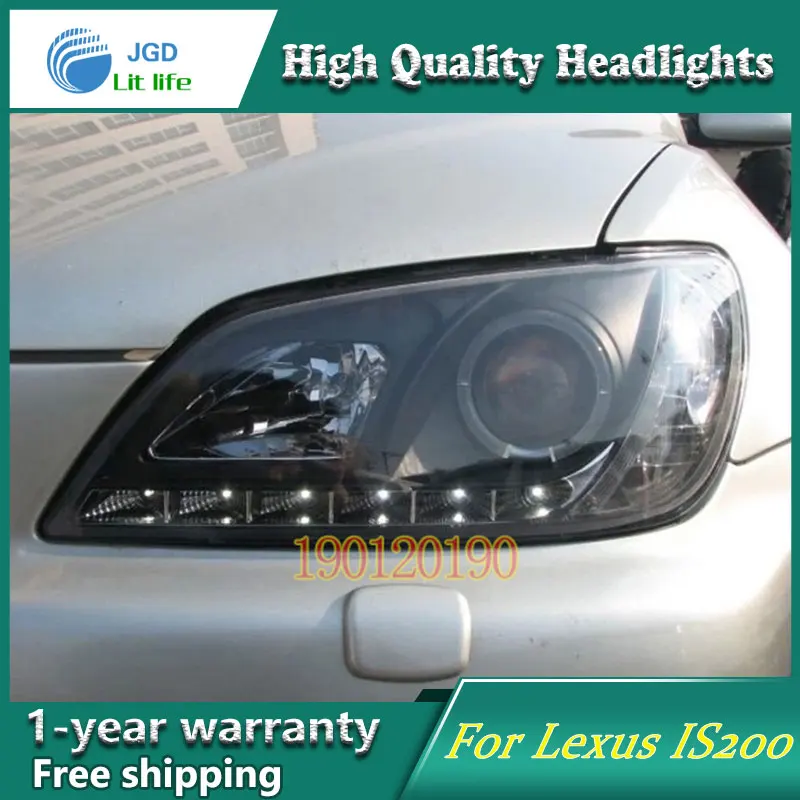 

JGD Brand New Styling for Lexus is200 is300 LED Headlight 1998-2005 Headlight Bi-Xenon Head Lamp LED DRL Car Lights