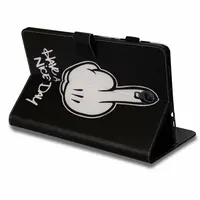 tablet case cover SM-T595 Tablet Case עבור Samsung Galaxy Tab A2 2018 10.5" T590 T595 T597-T590 SM Smart Cover Funda Cartoon חתול Coque מעטפת + סרט (5)
