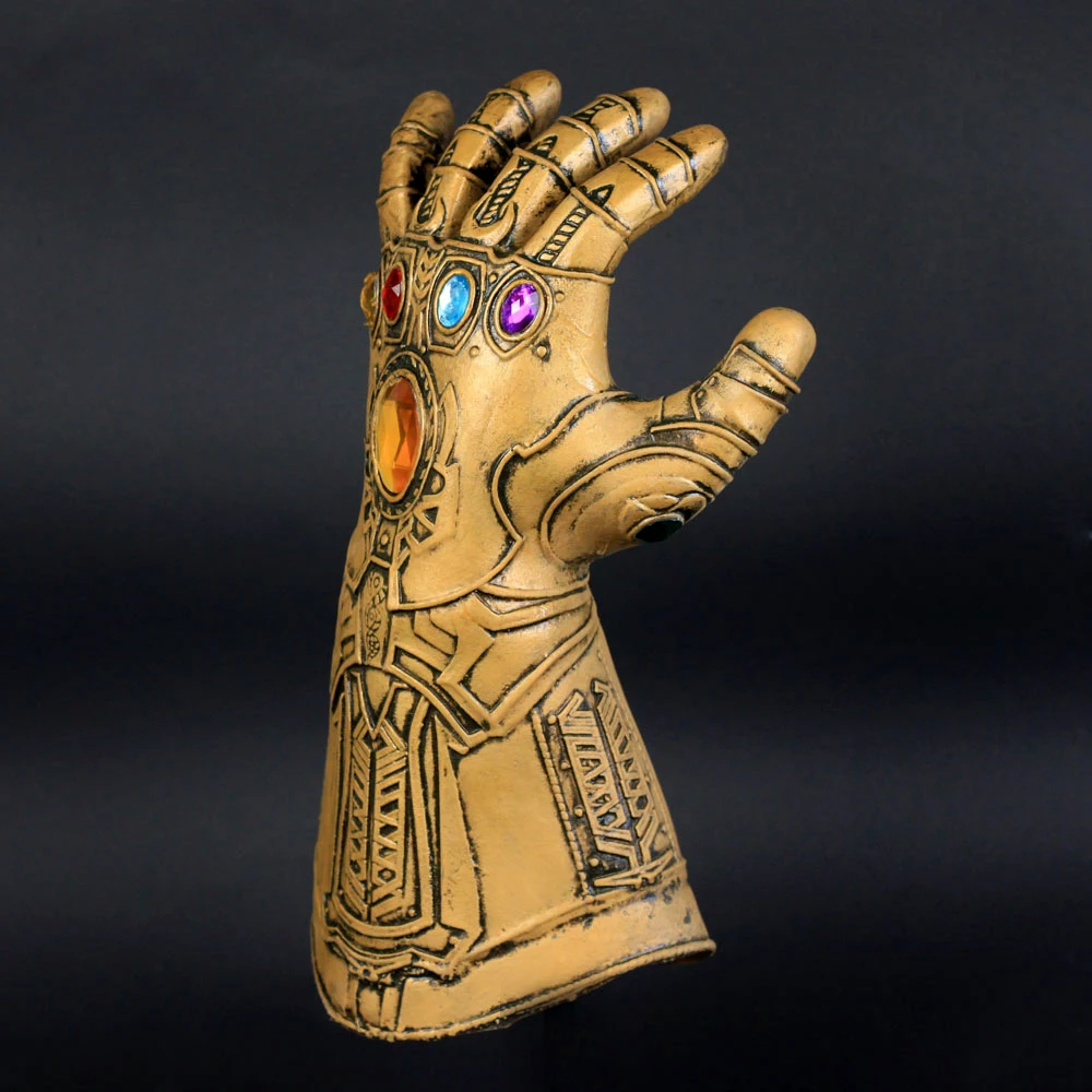 Перчатка для косплея танос бесконечность, Мститель, эндгейм, перчатка Таноса, Мстители, бесконечные войны, латексные перчатки для рук, Вечерние перчатки на Хэллоуин, реквизит
