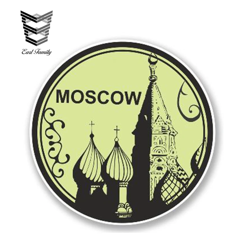 EARLFAMILY 13 см x автомобильный Стайлинг Россия Москва Виниловая наклейка для