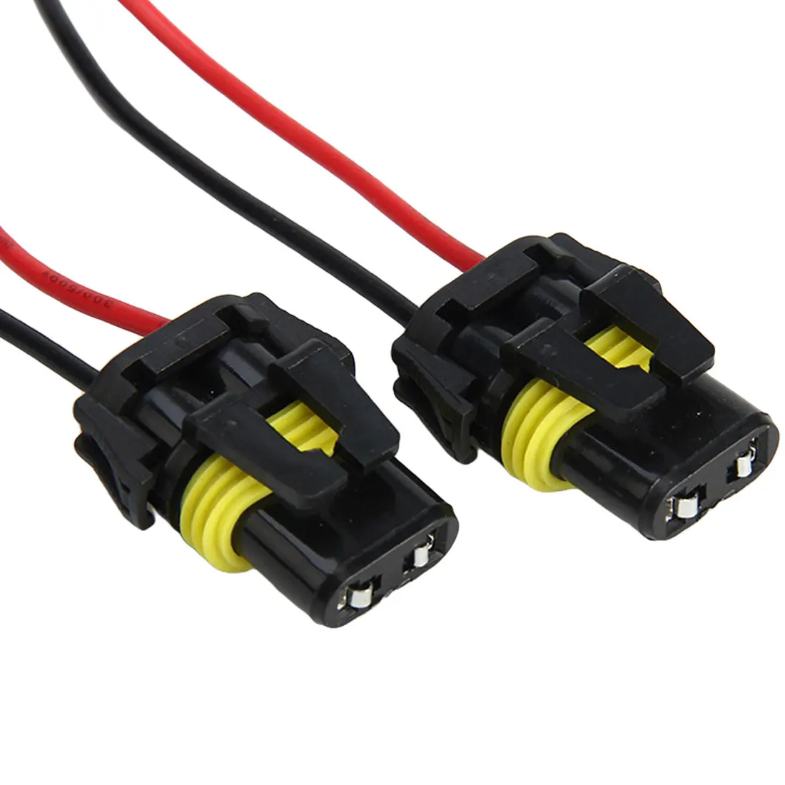 1pcs 2 Pin Way Sealed Waterproof Electrical Wire Connector Plug Set