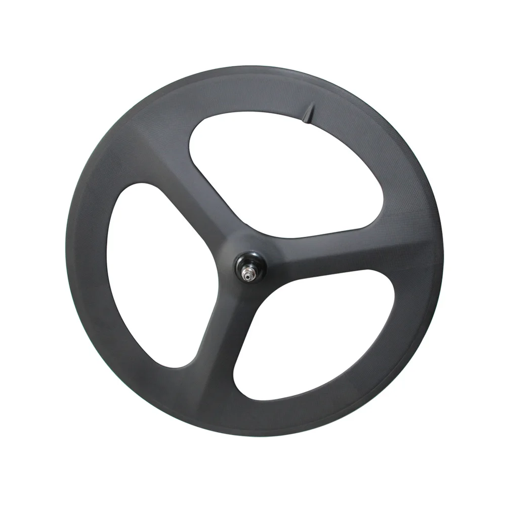 Sale Carbon Tri spoke front  wheel three spoke and 88mm track Flip flop rear wheel  Clincher 5