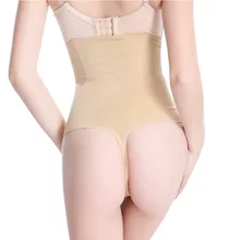Пикантный женский бесшовный сварочные подъемники с высокой талией G-string body shaper стринги трусики утягивающий пояс для живота нижнее белье