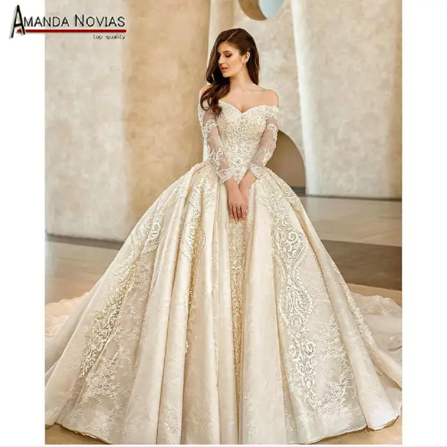 Aliexpress.com : Buy Amanda Novias 2019 new design wedding dress bridal dress from Reliable