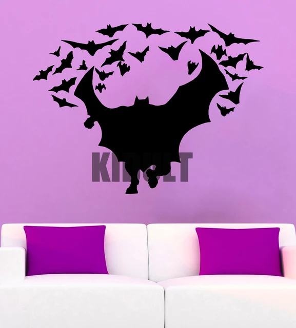 Batman wandaufkleber cartoon superhero personalisierte wandtattoos