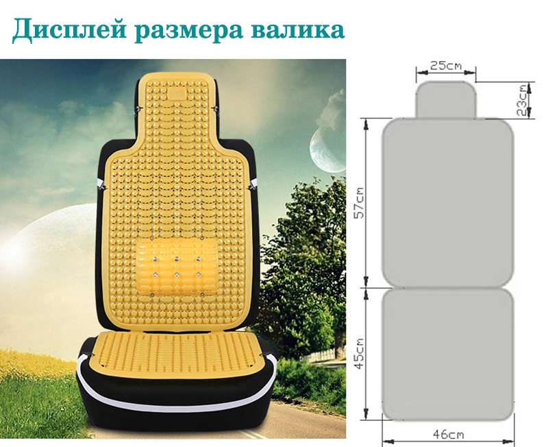 2 комплекта автомобильная пластиковая Подушка вентиляция и Ван размер подушка