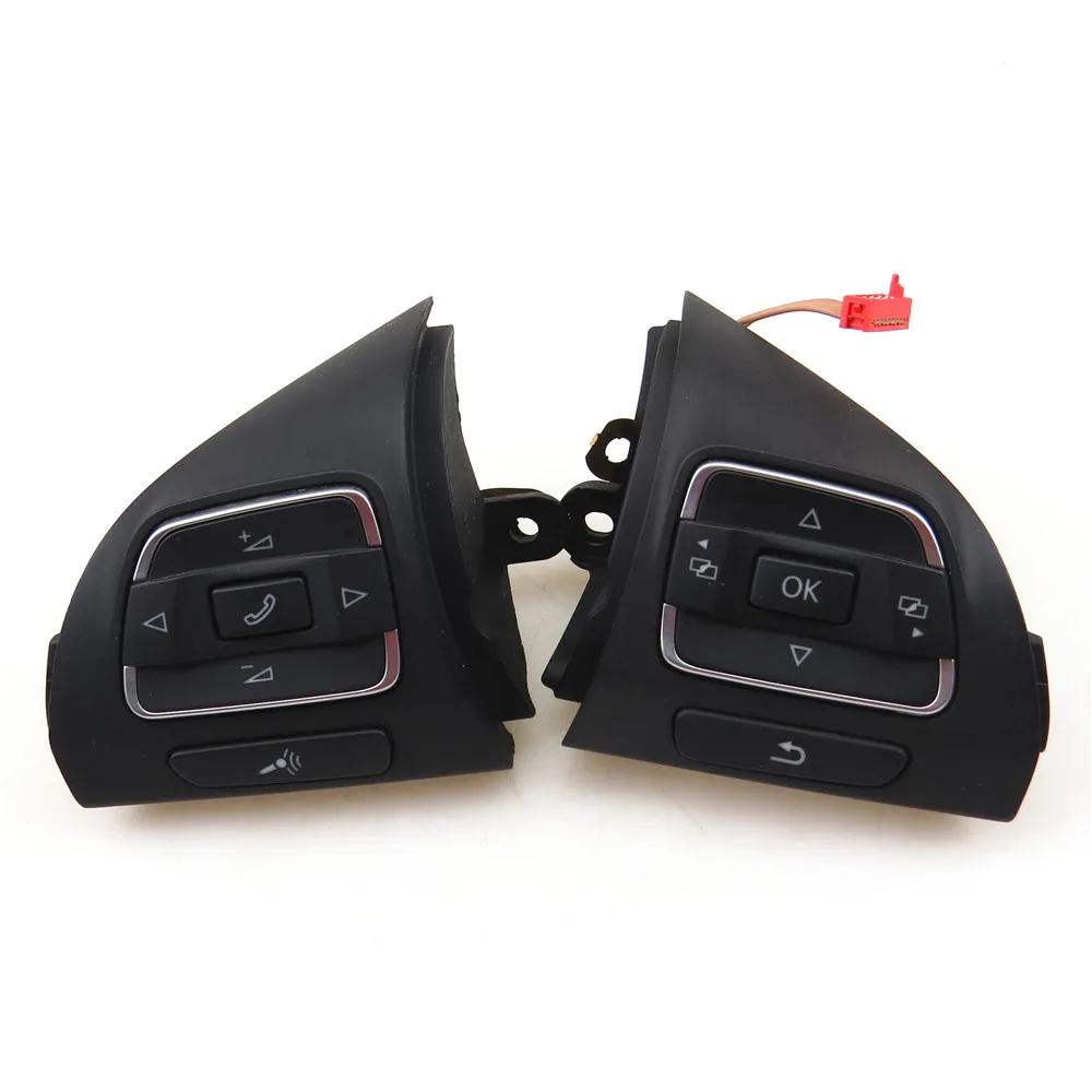 

READXT Steering Wheel Multifunction Switch Button Car Styling For VW Jetta MK6 Golf 6 MK6 Tiguan Touran Amarok 5C0 959 537/538