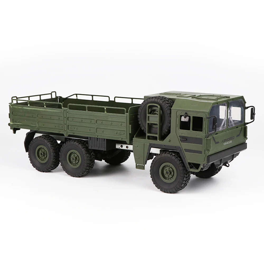 Military Truck Rock Crawler 1/16 2.4G 6WD Racing Toys Off-road RTR Remote Control RC Car Toys For Children Kids Gifts