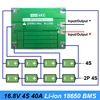 4S-batería de litio de iones de litio de 40A, cargador de 18650, placa de protección BMS PCB con Balance para destornillador, módulo de celda Lipo de 14,8 V y 16,8 V ► Foto 3/5