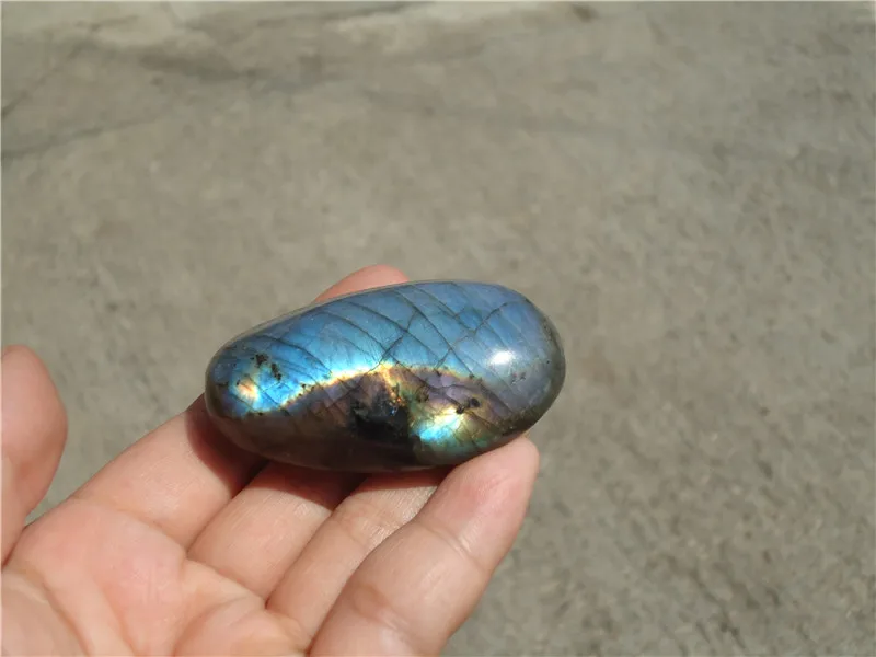 Free shipping 75g AAA Natural moonstone labradorite lover stone pendant PT1143