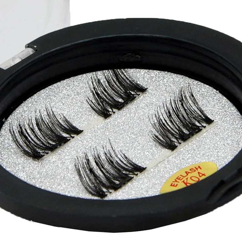 d22 Eye Lashes Magnetic Box 4pcs 3d Magnetic False Eyelashes Natural Eye Lashe Reusable Handwork False Lashes Japan Visofree 12 (12)