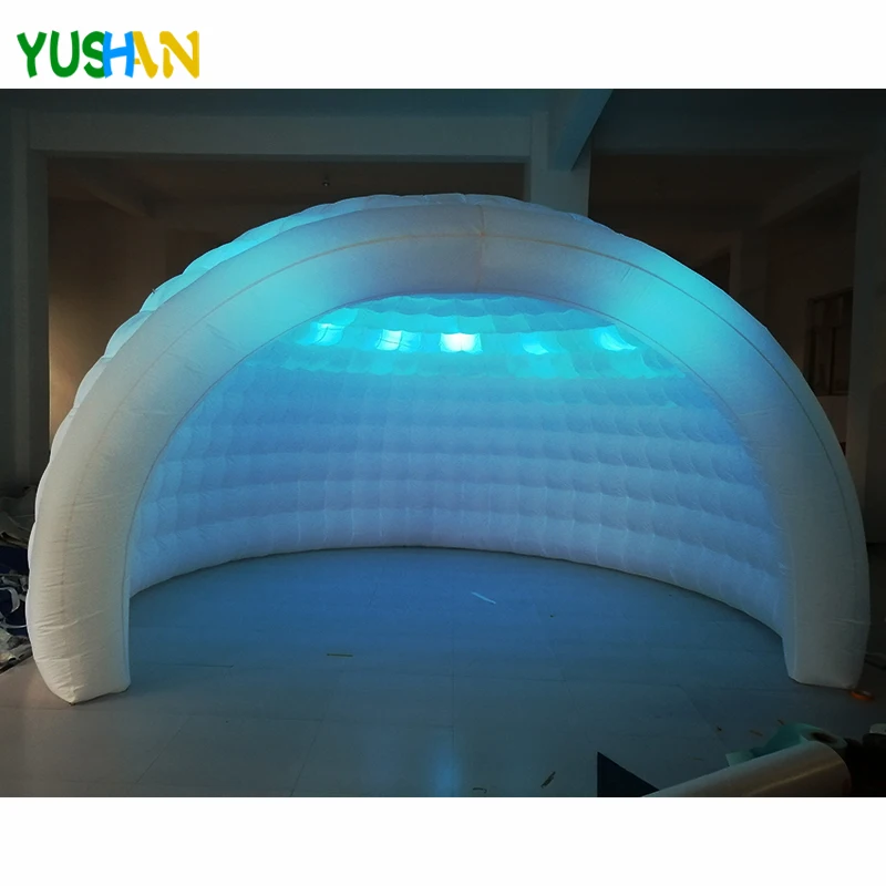 

Newest White Dome Tent Photo booth Backdrop with Inner air blower and LED Bulbs lights LED Dome for Wedding,Event Decorations