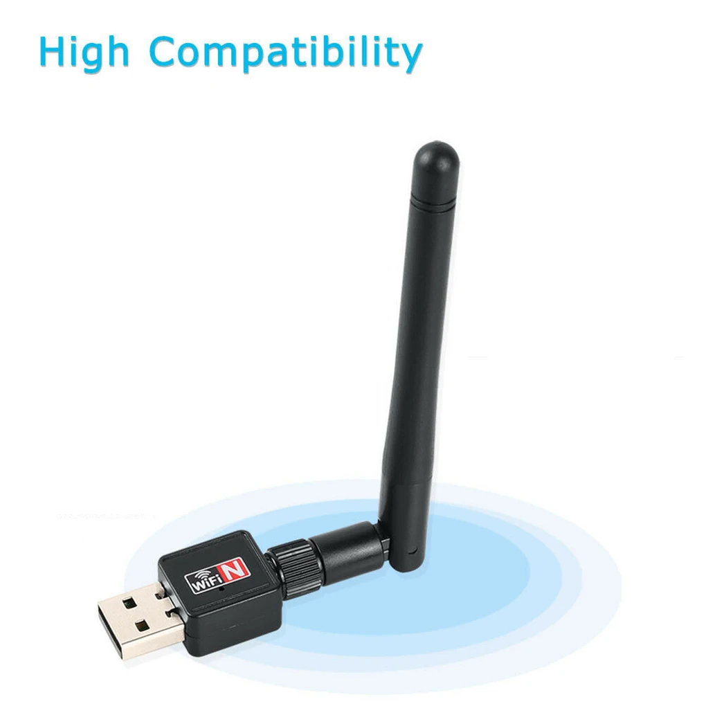 Новый приемник USB Wi-Fi адаптер MT7601 Lan беспроводная сетевая карта ПК ноутбук 150 Мбит/с 2,4 ГГц Антенна внешняя WiFi приемник