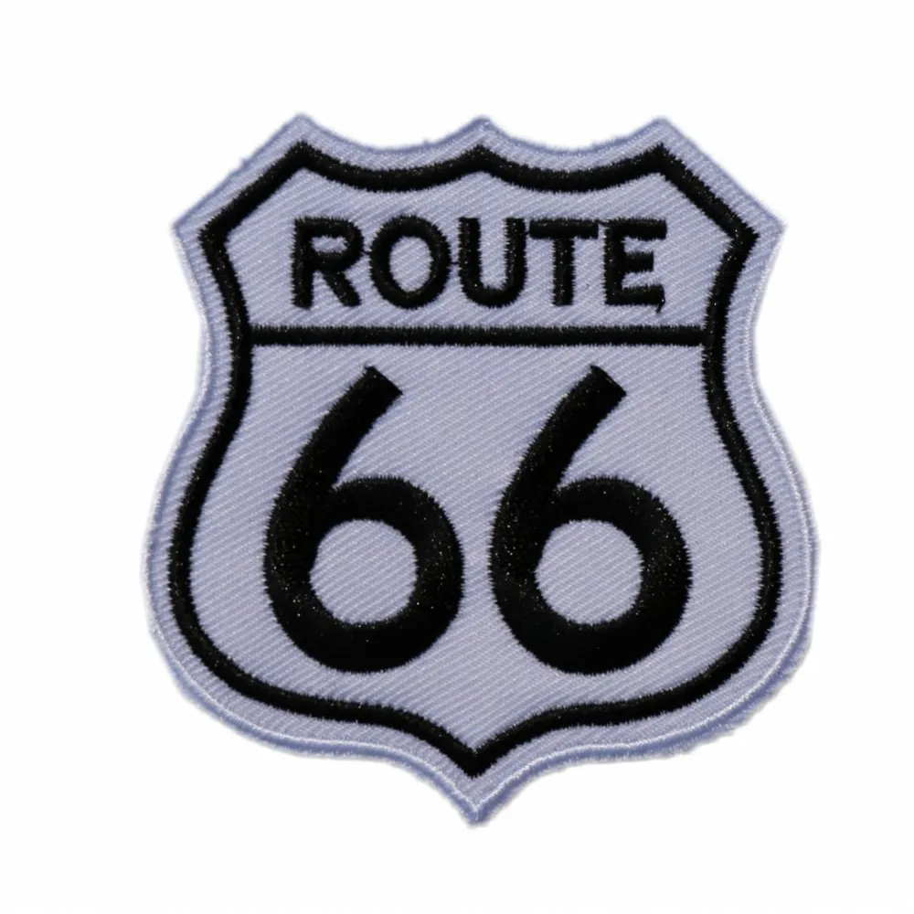 66 motorcycle Jacket Biker Patches Embroidery Iron On Patches For Vest