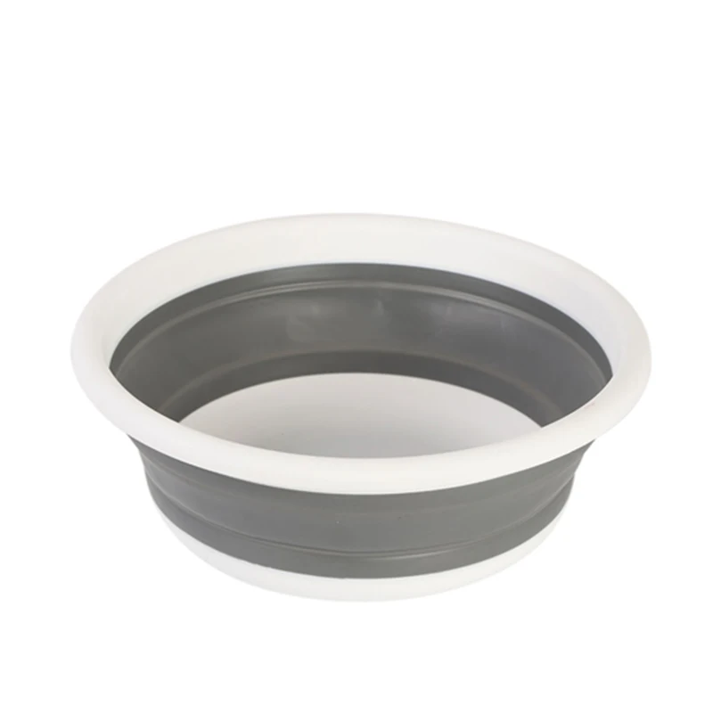 

37.5CM Collapsible Portable Basin Pot Folding Bucket Camping Fishing Car Washing Basins water Folding washbasin Free shipping