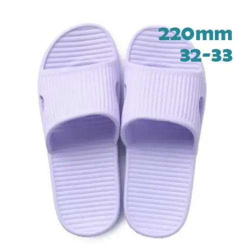 purple 220mm Тапочки Xiaomi mijia мягкие женские, мужские, детские сандалии Нескользящие домашние тапочки для душа детские повседневные тапочки умный дом - Цвет: purple 220mm