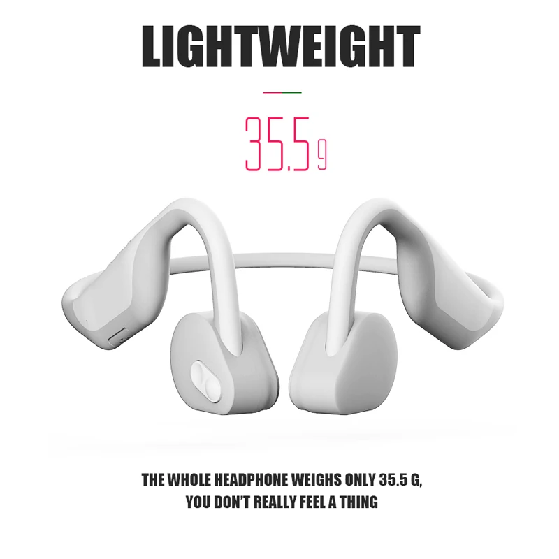 

Z10 Bone Conduction Wireless Bluetooth v5.0 Headset Sport Running Headphone Ear Hook Running Sport Headset for Iphone Xiaomi