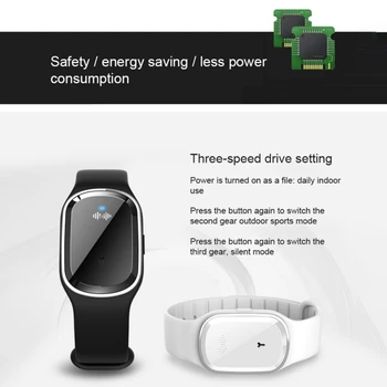 

Mosquito Repellent Smart Wristbands Bracelet Full Acoustic Wave Anti-Mosquito For Kids Pregnant Women For Outdoor Sports
