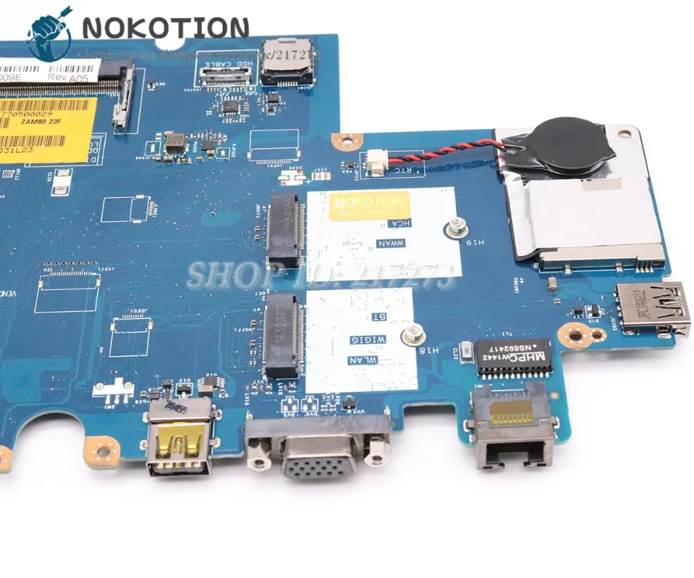 astounding NOKOTION For Dell Latitude 15 E5550 Laptop Motherboard ZAM80 LA-A911P CN-0H89GR 0H89GR I3-5010U CPU