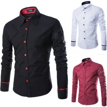 Большого размера удобный решетки Мужская рубашка с длинными рукавами Повседневная клетчатая рубашка с длинными рукавами дизайн Трассировка железная рубашка для мужчин