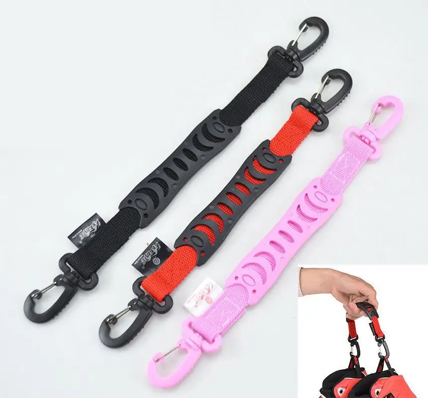 

Free Shipping Powerslide Rolling Skating Shoes Patins Nylon Inline Roller Skates Handle Buckle Hook 3 Colors