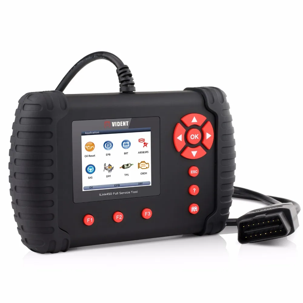 Vident iLink450 автомобильный OBD2 EPB сервисный масляный светильник ABS подушка