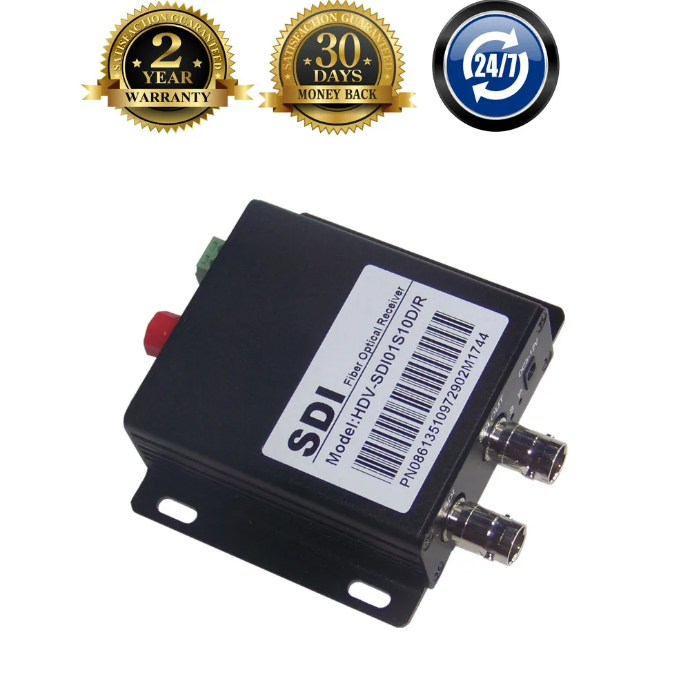 ZY STF503 HD SDI Fiber To BNC Coaxial Optical Media Converter Support RS485 2 x SDI
