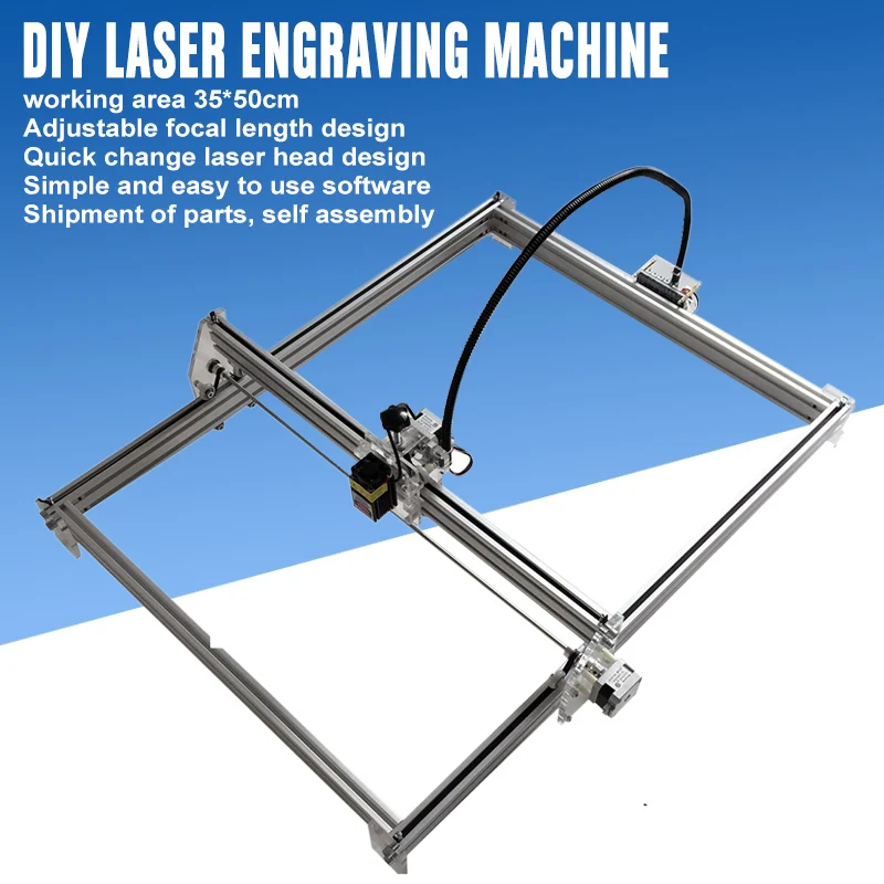 area 3550cm diy laser machine