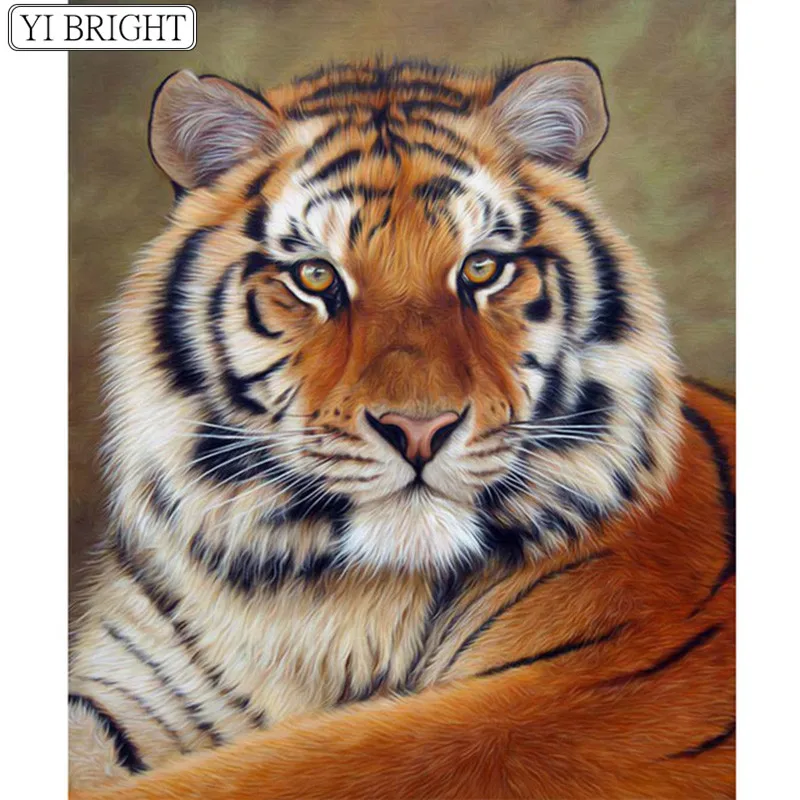 

5D DIY Full Square Diamond Painting Cross Stitch a tiger 3D Diamond Embroidery Rhinestone Mosaic Home Decoration