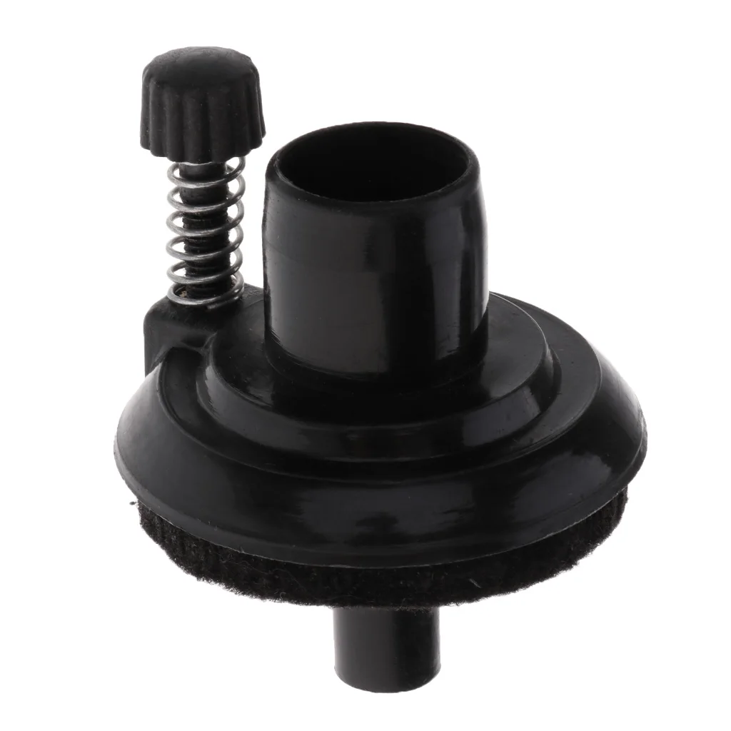 Black Rubber Hi-hat Cymbal Stand Holder for Drum Set Kit Parts