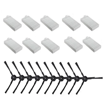 

20pcs/set Side Brushes HEPA Filters for ILIFE V3 V5 V5s V3s V5s pro v50 x5 Vacuum Cleaner Accessories Replacement Parts