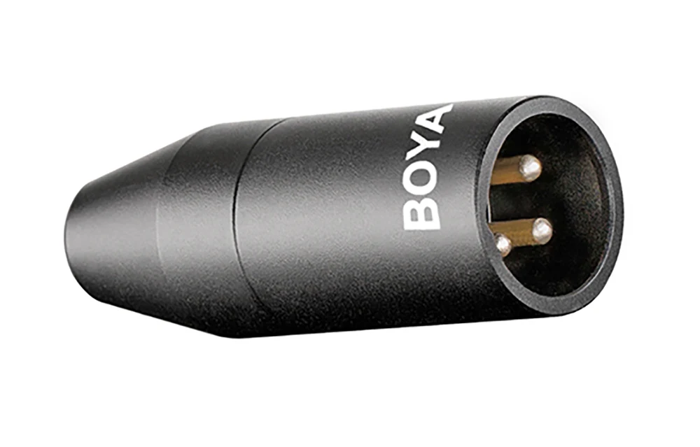 By 35C-XLR 3.5mm Mini-Jack Female Microphone Adapter to 3-pin XLR Male Connector for Sony Camcorders Recorders & Mixers (2)