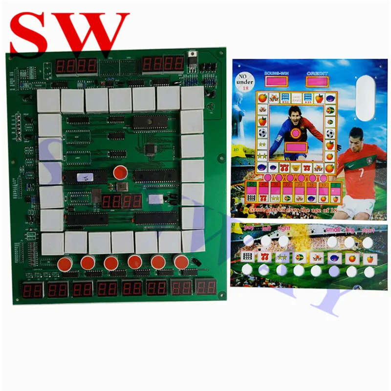 Фрукты Марио игровая доска казино слот PCB материнская плата с акрилом и жгут